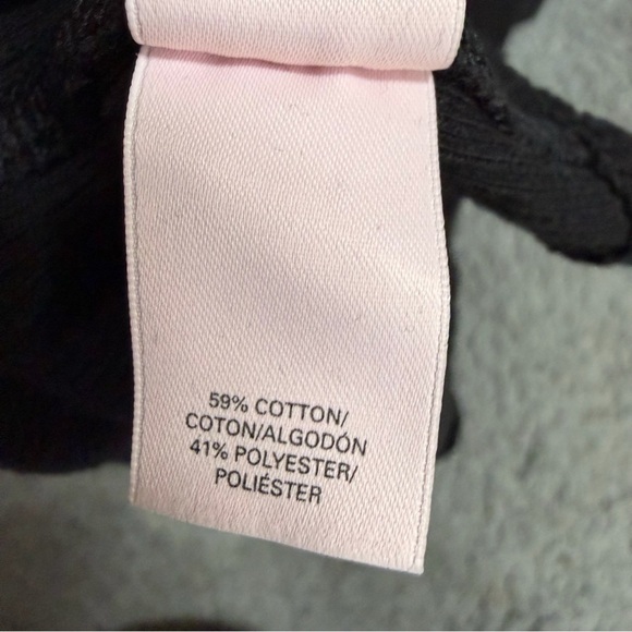 Victoria's Secret Black Long Sleeve Henley Top Size Small - Picture 4 of 7